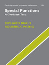 Special Functions: A Graduate Text Cambridge Studies in Advanced Mathematics Series, Book 126 1 by Richard Beals eBook